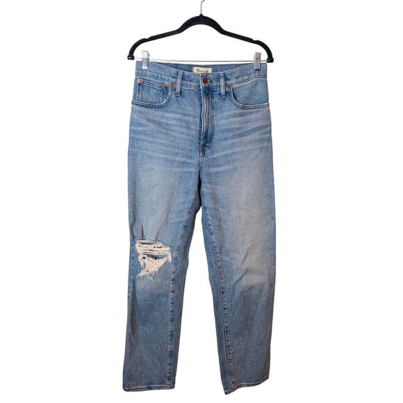 Madewell The Perfect Vintage Straight Jean in Reinhart Wash Size 28 - Picture 5 of 12